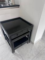 Bleeker set end table eichholtz set 2 tafeltjes, Ophalen, Gebruikt, 50 tot 100 cm, Rond