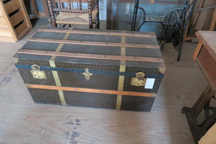 Vintage kledingkist/koffer, Huis en Inrichting, Woonaccessoires | Kisten, Gebruikt, 50 tot 75 cm, Minder dan 50 cm, 50 tot 100 cm