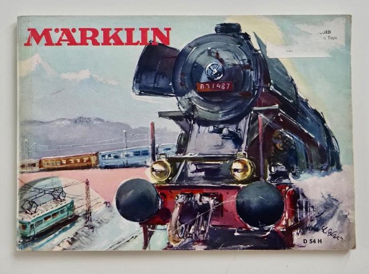 Märklin Catalogus 1954 D54H, Hobby en Vrije tijd, Modeltreinen | H0, Zo goed als nieuw, Boek, Tijdschrift of Catalogus, Wisselstroom