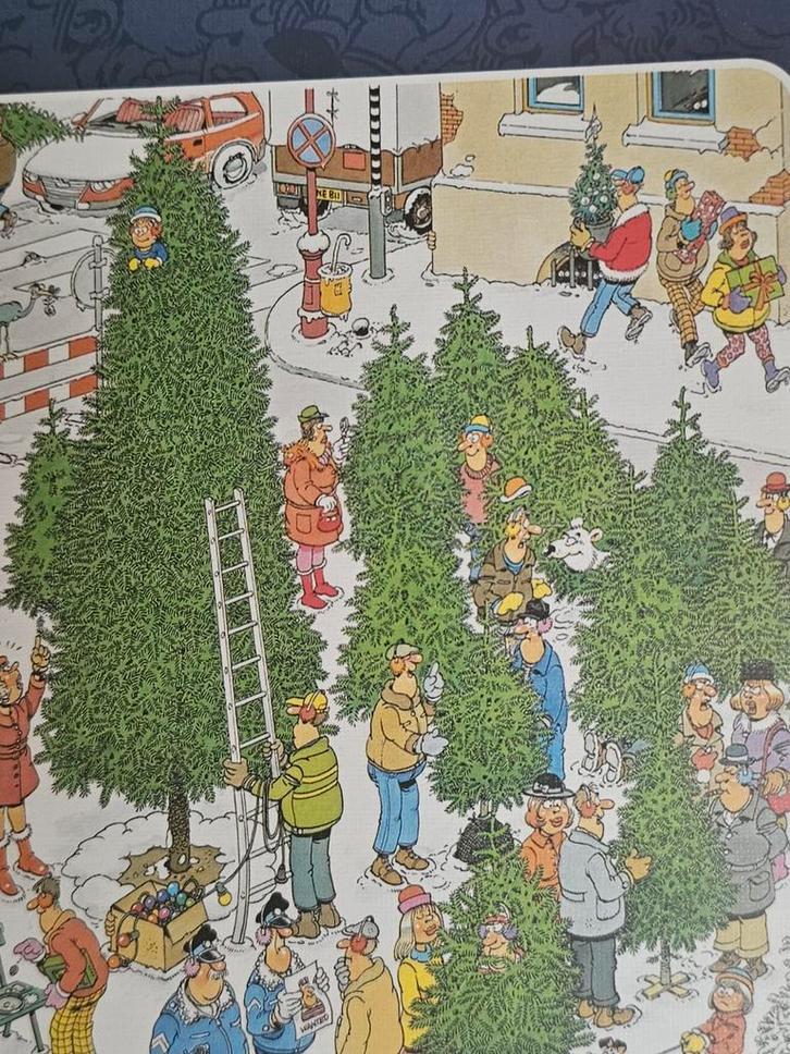 Jan van Haasteren Kerstmarkt 2000 stukjes - Compleet!, Hobby en Vrije tijd, Denksport en Puzzels, Zo goed als nieuw, Legpuzzel