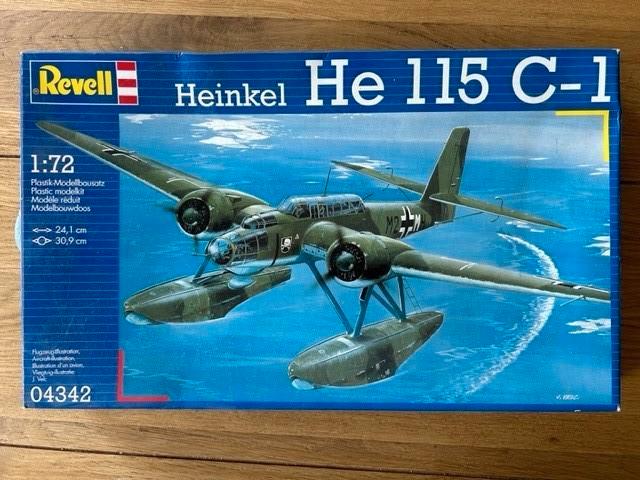 1:72 1/72 Revell Heinkel He 115 C-1, Hobby en Vrije tijd, Modelbouw | Vliegtuigen en Helikopters, Zo goed als nieuw, Vliegtuig