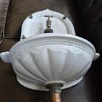 Antiek Engels fonteintje, hoge rug, mooie zeepbakjes, Antiek en Kunst, Ophalen