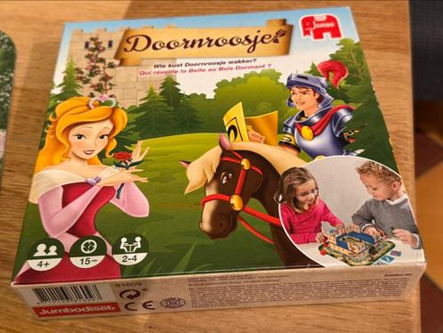 Spel wie kust Doornroosje wakker echt heel leuk !, Hobby en Vrije tijd, Gezelschapsspellen | Bordspellen, Zo goed als nieuw, Een of twee spelers