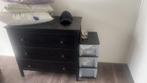 Ikea zwarte ladekast 90x83, Ophalen, Gebruikt, 25 tot 50 cm