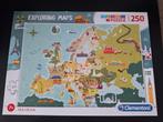 Puzzel Exploring Maps, Ophalen of Verzenden, Minder dan 500 stukjes, Zo goed als nieuw