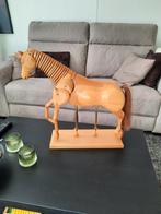Groot vintage tekenmodel paard lengte 50 cm hoogte 40 cm, Ophalen of Verzenden