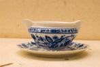 Royal Tettau porseleinen jus/saus schaaltje met vast schotel, Gebruikt, Ophalen of Verzenden, Bord(en), Wedgwood