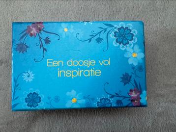 Een doosje vol inspiratie beschikbaar voor biedingen