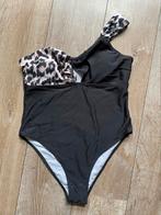 Badpak SHEIN zwart panter, maat L, Verzenden, Zo goed als nieuw, Zwart, Badpak