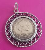 Gouden vijfje 1912 in gouden kettinghanger  Wilhelmina, Ophalen of Verzenden, Koningin Wilhelmina, 5 gulden