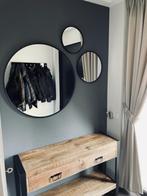 Sidetable Britt Mangohout 120cm, Huis en Inrichting, Ophalen, Gebruikt, 100 tot 150 cm, Metaal