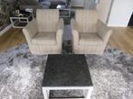 salontafel, Huis en Inrichting, Tafels | Salontafels, Ophalen, Gebruikt, Vierkant, 50 tot 100 cm