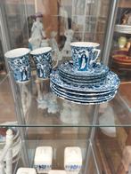 Wit blauw servies, Ophalen of Verzenden