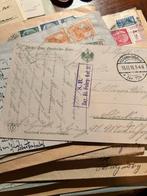 Grote partij gelopen luchtpost enveloppen - Wereld, Ophalen of Verzenden