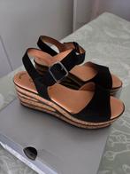 Gabor suede sandaal sleehak maat 6.5, Ophalen of Verzenden, Nieuw, Zwart, Sandalen of Muiltjes