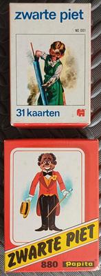 Vintage kwartet spellen  # 2x Zwarte Piet, Ophalen of Verzenden, Gebruikt, Kwartet(ten)