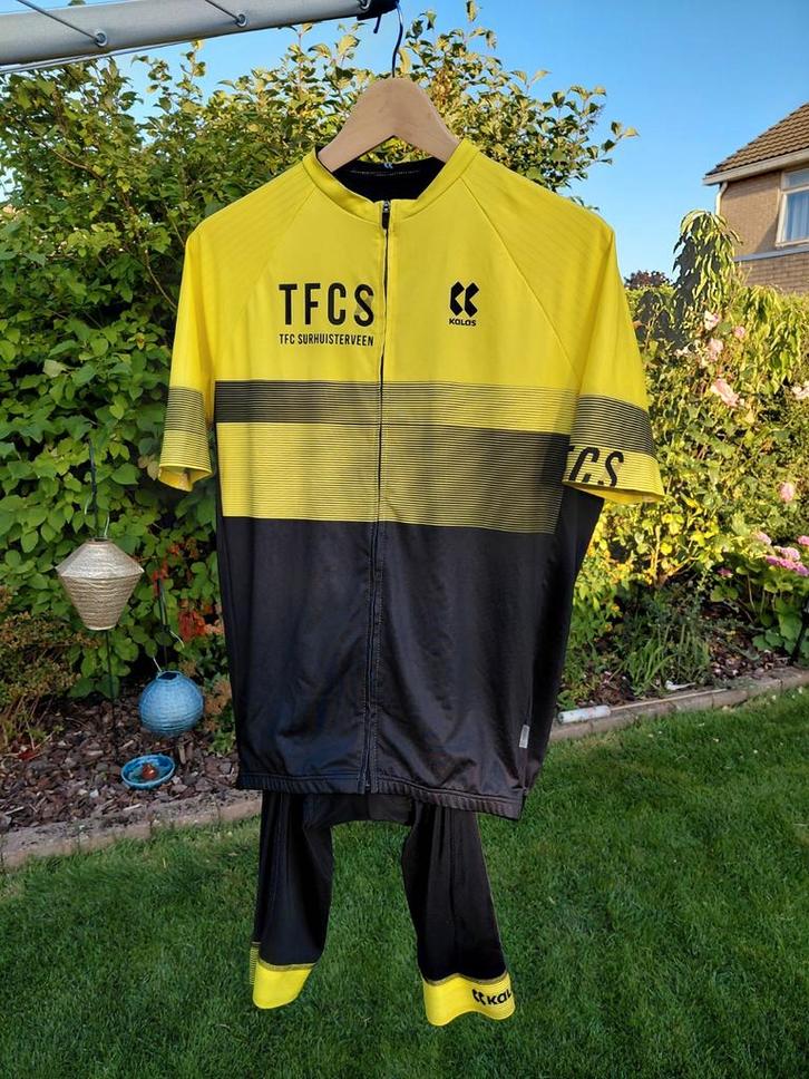 TFCS fietspak (broek 4+ en jasje 6), Fietsen en Brommers, Fietsaccessoires | Fietskleding, Zo goed als nieuw, Bovenkleding, XL