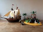 Playmobil piraten schip en piraten eiland, Ophalen of Verzenden, Gebruikt, Complete set