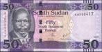 Zuid-Soedan 50 pounds 2017 UNC p.14c (#43), Postzegels en Munten, Bankbiljetten | Afrika, Los biljet, Overige landen, Verzenden