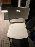 Gratis stoel wit, Tuin en Terras, Ophalen, Gebruikt, Kunststof