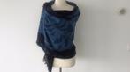 Sjaal in 2 kleuren blauw van Moments, Maat 42/44 (L), Nieuw, Ophalen of Verzenden, Moments