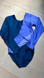 Turnpakje  152 paars donker blauw, Sport en Fitness, Turnen, Kindermaat 146 t/m 176, Ophalen of Verzenden, Zo goed als nieuw, Turnpak(je)