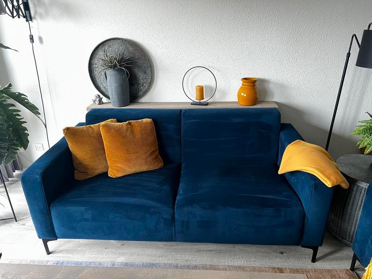 2x bankstel + accessoires (gorichem), Huis en Inrichting, Banken | Bankstellen, Zo goed als nieuw, 200 tot 250 cm, 75 tot 100 cm