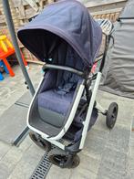 Dubatti kinderwagen+ babybak+ parasolletje(wit)+ regenhoes, Ophalen, Gebruikt, Overige merken, Regenhoes
