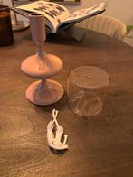 NIEUW loods5 kandelaar oudroze & olielamp wellmark, Ophalen of Verzenden