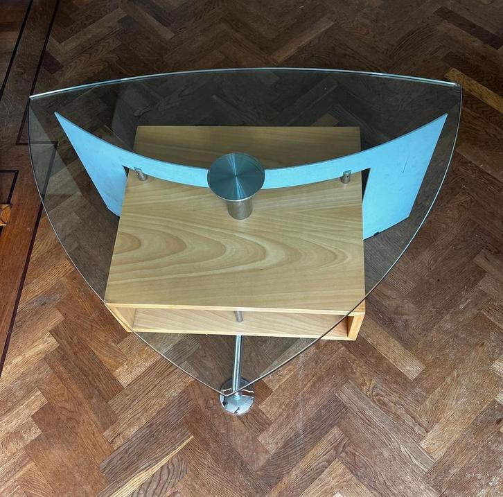 Metaform design tv tafel, Huis en Inrichting, Tafels | Salontafels, Zo goed als nieuw, Minder dan 50 cm, 50 tot 100 cm, 100 tot 150 cm