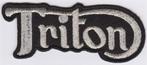 Triton stoffen opstrijk patch embleem #2, Motoren, Ophalen of Verzenden, Nieuw
