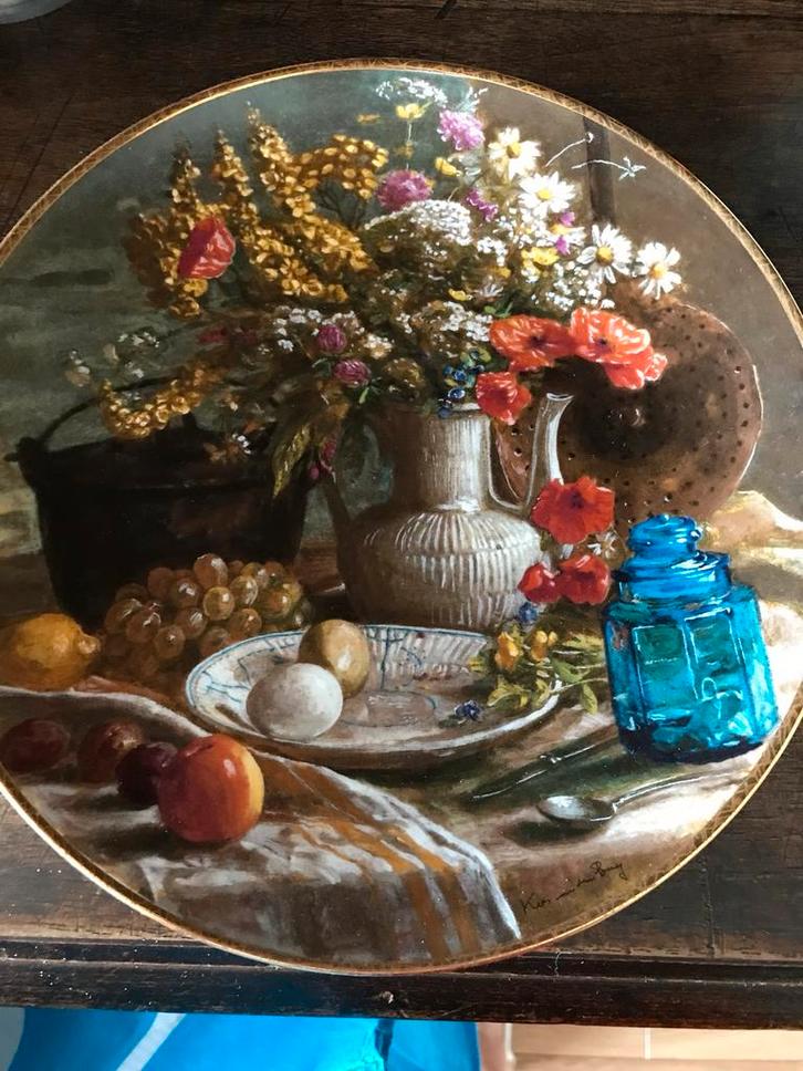 5x Mosa Wandbord Stilleven Kees vd Berg /0000000, Antiek en Kunst, Antiek | Wandborden en Tegels, Ophalen