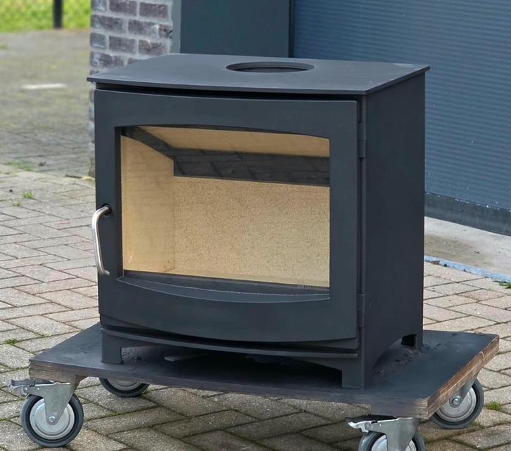 Houtkachel Dik Geurts Ivar 8 low, Huis en Inrichting, Kachels, Zo goed als nieuw, Vrijstaand, Houtkachel, Hout, Ophalen of Verzenden