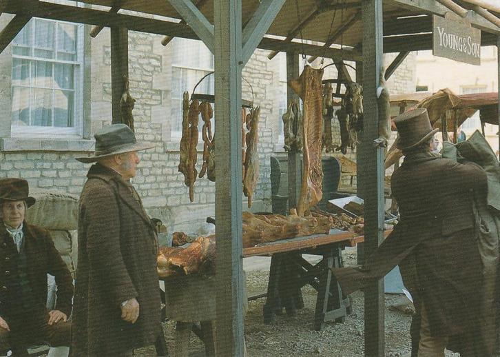 Kaart Stamford and Middlemarch - The Butcher's Stall, Verzamelen, Ansichtkaarten | Themakaarten, Ongelopen, Stad of Dorp, Verzenden