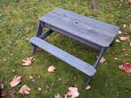 Speeltafel voor kinderen (met parasol), Tuin en Terras, Picknicktafels, Ophalen, Gebruikt, Rechthoekig, Hout