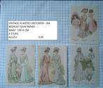 vintage plaatjes vrouwen 384 ( alleen verzenden, Ophalen, Nieuw, Man of Vrouw, Knipvel