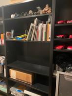 Zwarte ikea Billy Boekenkasten. 3 stuks, Ophalen, Met plank(en), Gebruikt, 100 tot 150 cm