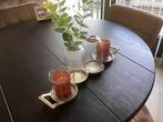 Riviera Maison, glazen waxinelichthouder, Huis en Inrichting, Tafels | Salontafels, Ophalen, Gebruikt, 50 tot 75 cm