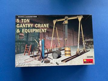 MiniArt	35589	5 Ton Gantry Crane and Equipment	1/35 beschikbaar voor biedingen