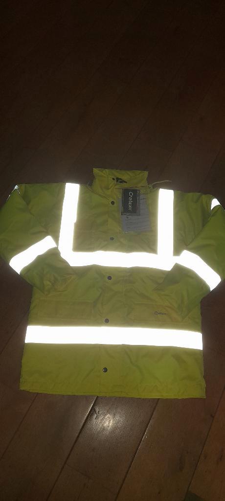 NIEUW maat S veiligheidsjas Cratex met capuchon, Doe-het-zelf en Verbouw, Veiligheidskleding, Nieuw, Ophalen of Verzenden