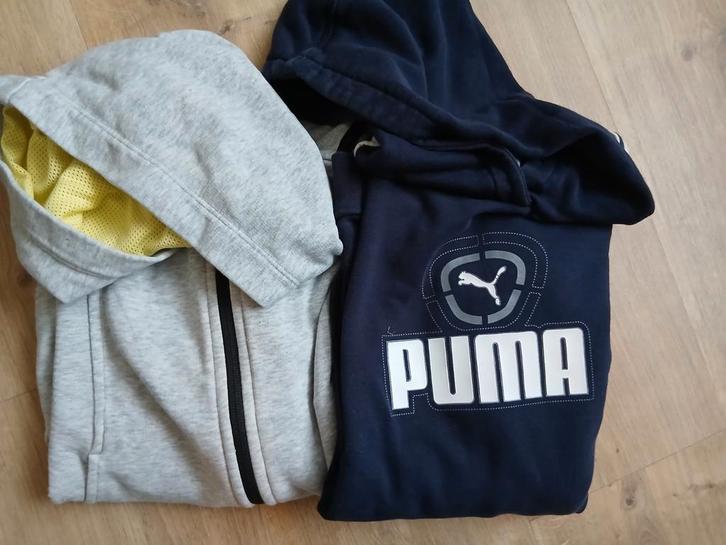 2x Puma hoodie vest 158/164, Kinderen en Baby's, Kinderkleding | Maat 158, Jongen, Trui of Vest, Ophalen of Verzenden