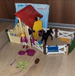 Country arabier met paardenboxen 6934 playmobil, Ophalen of Verzenden, Zo goed als nieuw