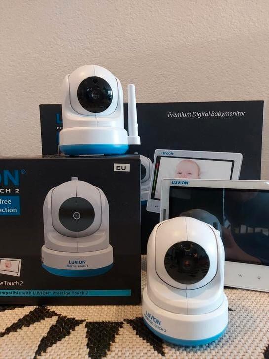 Luvion prestige touch 2 camera set, babyfoon camera, Kinderen en Baby's, Babyfoons, Zo goed als nieuw, 250 meter of meer, Camera