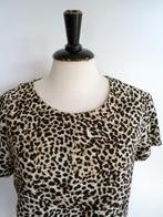 PURDEY blouse top mt. M __ met dierprint, Kleding | Dames, Blouses en Tunieken, Maat 38/40 (M), Verzenden, Beige, Zo goed als nieuw