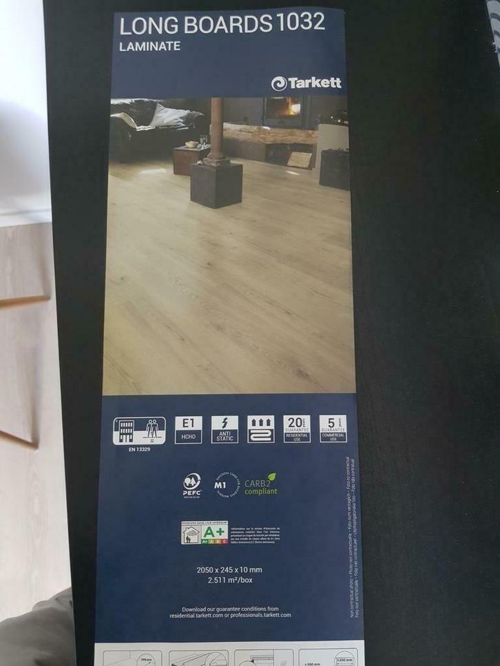 Tarkett Whitewash Laminaat Long Boards - SIERRA OAK SAND, Doe-het-zelf en Verbouw, Vloerdelen en Plavuizen, Nieuw, Laminaat, Hout