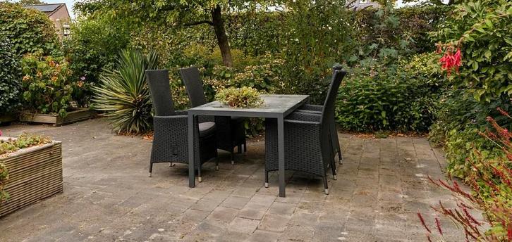 Royal Patio Tuinset - 8 Stoelen & 3 Tafels, Tuin en Terras, Tuinsets en Loungesets, Gebruikt, Tuinset, Wicker, 8 zitplaatsen, Eettafel