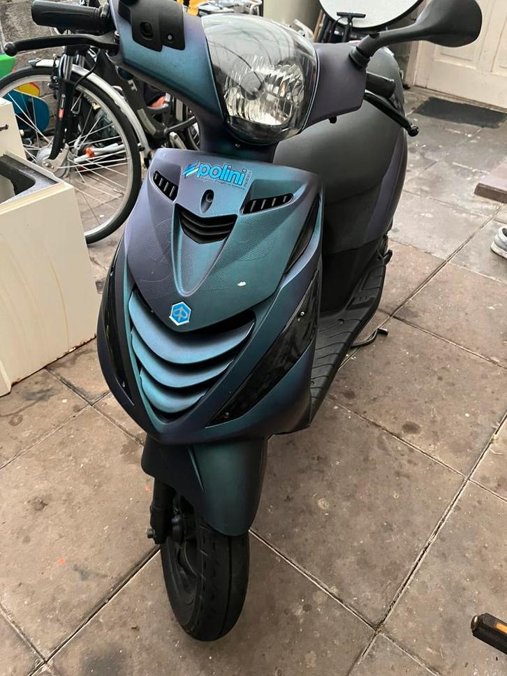 Zip 80cc, Fietsen en Brommers, Scooters | Piaggio, Gebruikt, Zip, Maximaal 25 km/u, Benzine, Ophalen