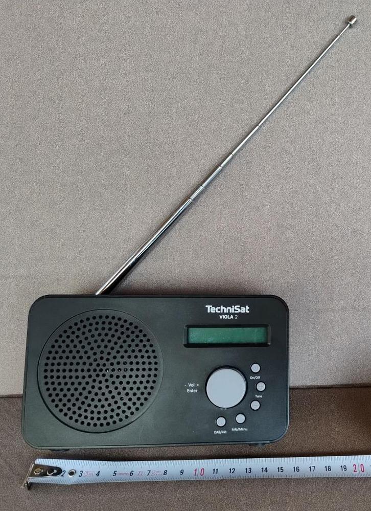 NOODRADIO NODIG ? compacte DAB radio TECHNISAT VIOLA 2, Audio, Tv en Foto, Radio's, Zo goed als nieuw, Radio, Ophalen of Verzenden