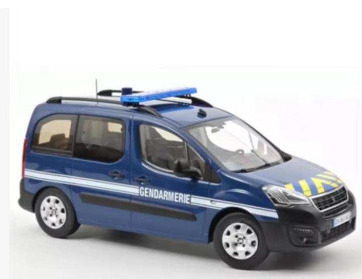Peugeot Partner 2016 Gendarmerie schaal 1/18 NOREV R. 184895, Hobby en Vrije tijd, Modelauto's | 1:18, Nieuw, Auto, Norev, Verzenden