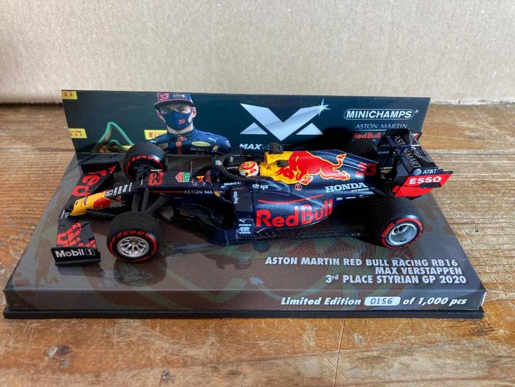 ✅ Max Verstappen editie 51 1:43 3rd Place Styrian GP 2020, Verzamelen, Automerken, Motoren en Formule 1, Nieuw, Formule 1, Ophalen of Verzenden